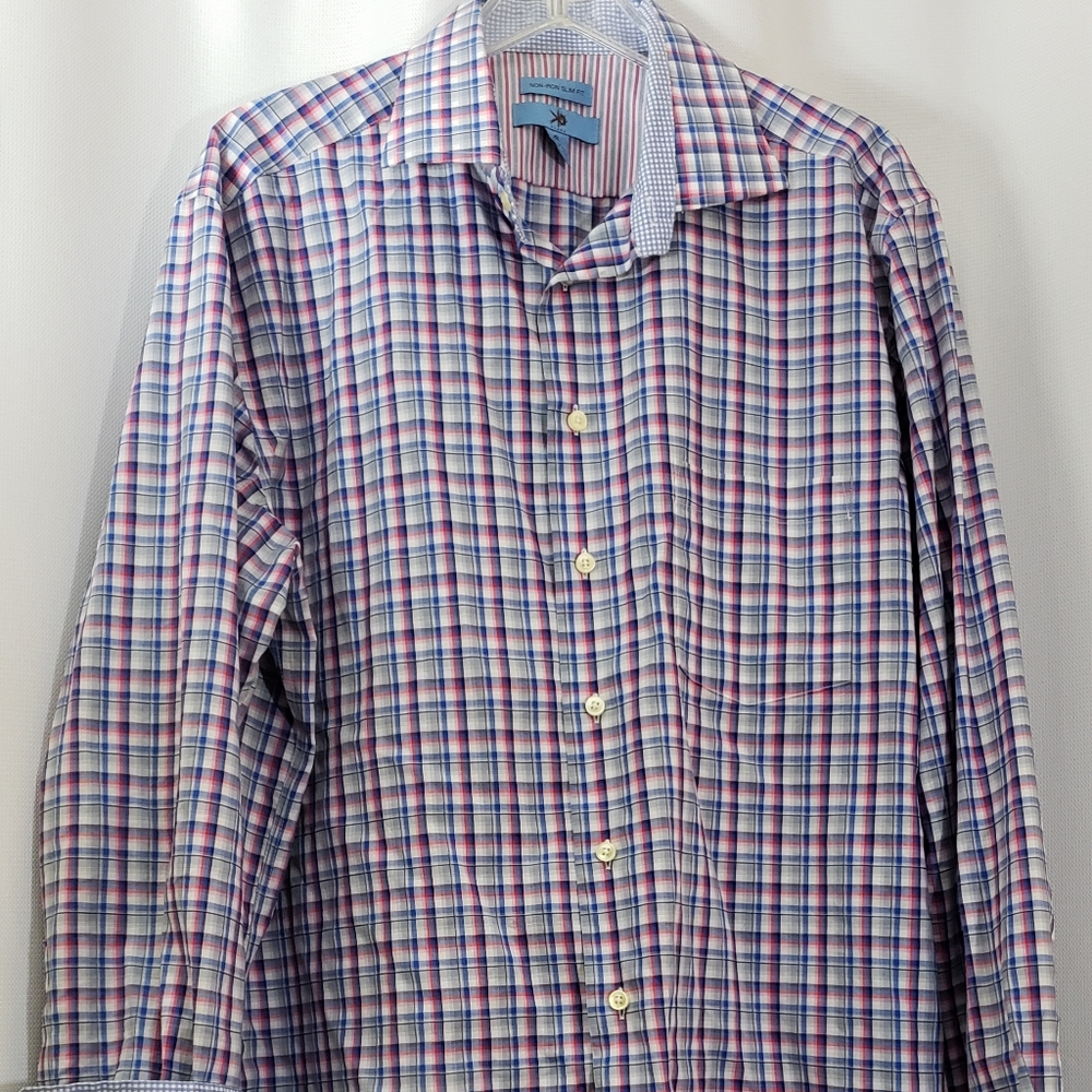 Egara Non Iron Long Sleeve Button Down Shirt XL